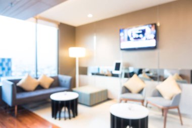 Otel lobisinde bulanıklık