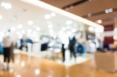 Soyut bulanık alışveriş merkezi