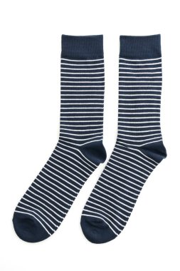 Pair of socks for clothing clipart