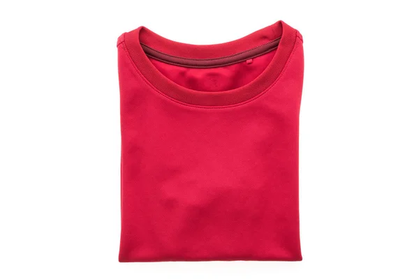 Camiseta roja para ropa — Foto de Stock