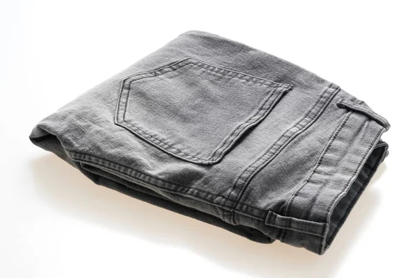 Mode grå jeans för kläder — Stockfoto