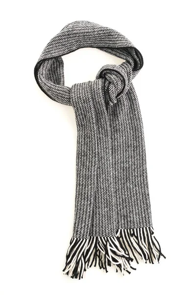 Grauer Schal für Kleidung — Stockfoto