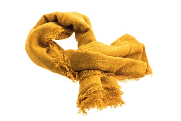 Yellow scarf for clothing — Stock Photo, Image
