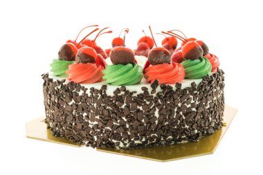 Dondurmalı kek ile neşeli üstte