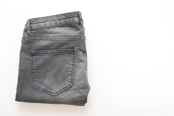 Mody szary jeans odzież — Zdjęcie stockowe