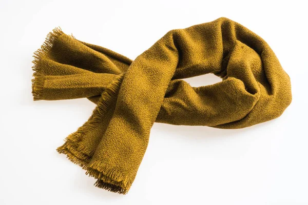 Mode gelber Schal für die Wintersaison — Stockfoto
