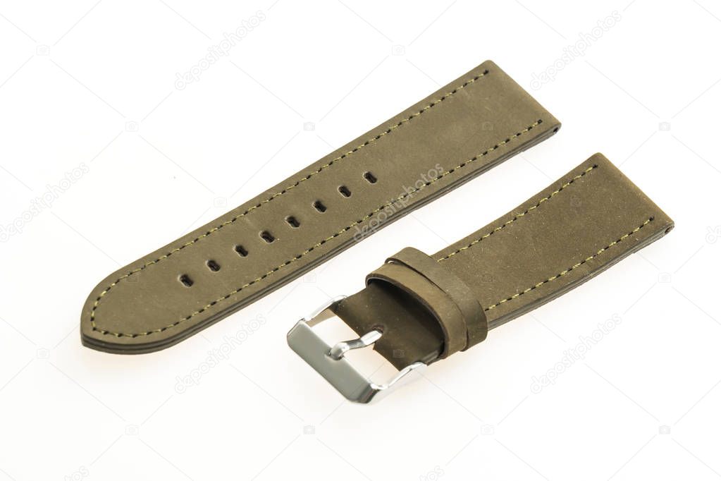 Watch strap leather