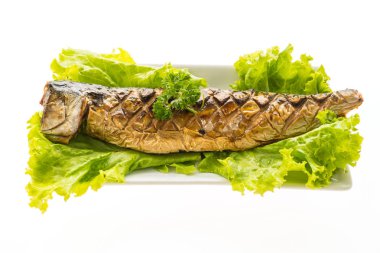 Izgara Saba balık tatlı sos ile