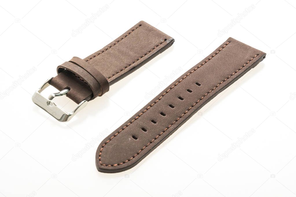 Watch strap leather