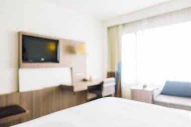 Otel yatak odası iç bulanıklık