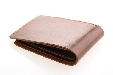 kahverengi deri cüzdan