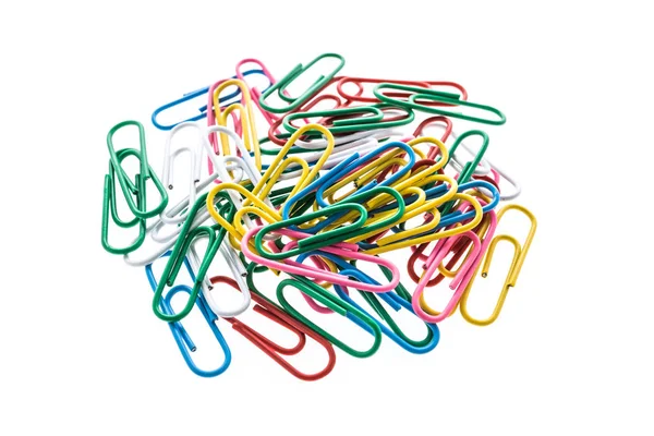 Colorful paper clip — Stock Photo, Image