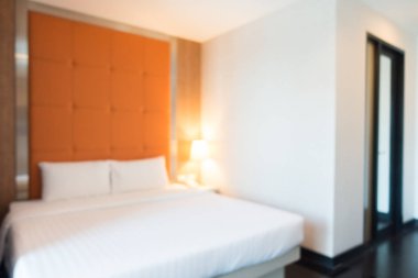 Soyut bulanıklık yatak odası