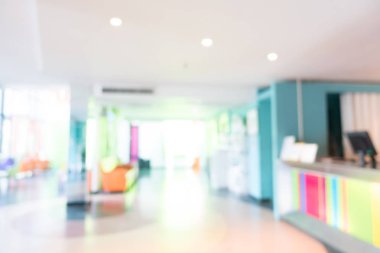 Soyut bulanıklık lobi ve otel iç