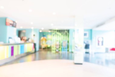 Soyut bulanıklık lobi ve otel iç