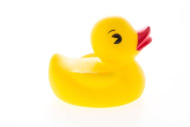 Sarı plastik ördek oyuncağı