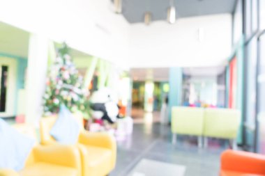 Soyut bulanıklık lobi ve otel iç