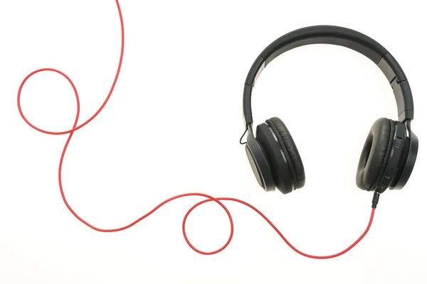 Headphones audio for listen — Stock Photo, Image