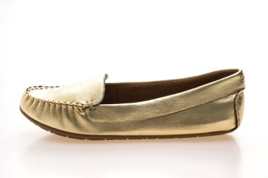 Güzel lüks altın kadın ayakkabı