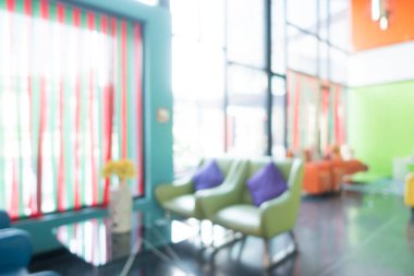 Soyut bulanıklık lobi ve otel iç