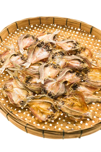 Dried fish on tray — Stock Photo, Image