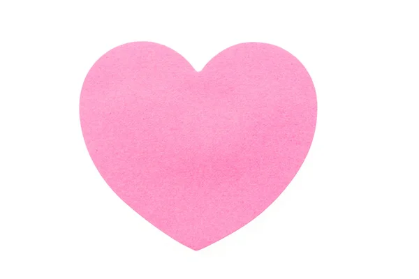 Heart paper note — Stock Photo, Image