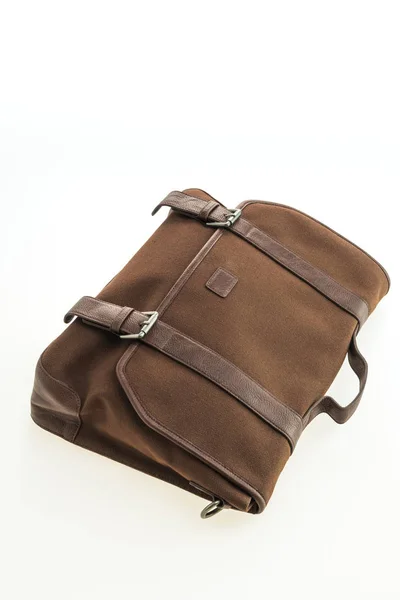 Leather messenger bag — Stock Photo, Image