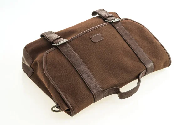 Leather messenger bag — Stock Photo, Image