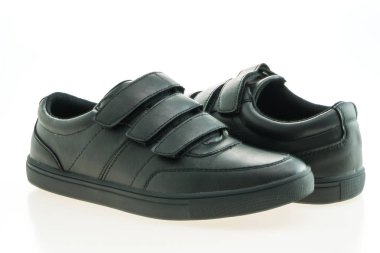 Güzel siyah deri ayakkabı