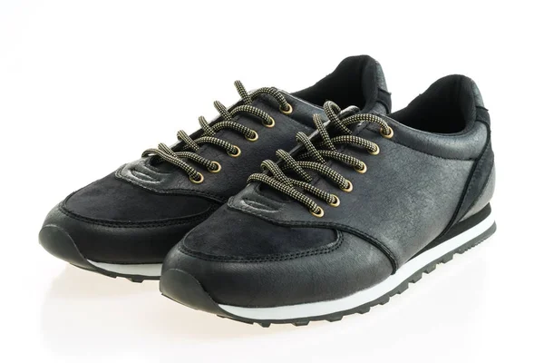 Beautiful black leather shoes — Stock Photo, Image