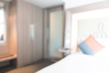 Soyut bulanıklık yatak odası