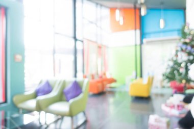 Soyut bulanıklık lobi ve otel iç