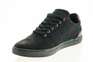 Güzel siyah deri ayakkabı