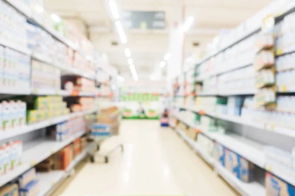 Rozmycie streszczenie supermarket i retail store — Zdjęcie stockowe