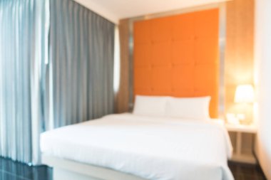 Soyut bulanıklık yatak odası