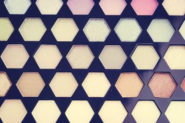 Göz farı kozmetik kadar kapatın