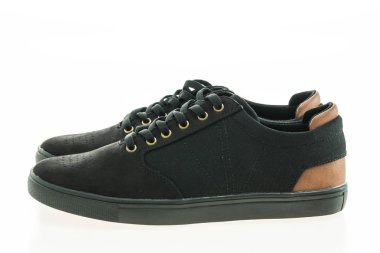 Güzel siyah deri ayakkabı