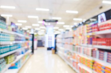 Soyut bulanıklık süpermarket ve perakende mağaza