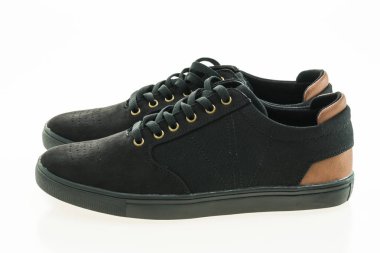 Güzel siyah deri ayakkabı