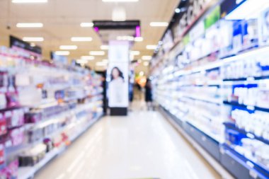 Soyut bulanıklık süpermarket ve perakende mağaza