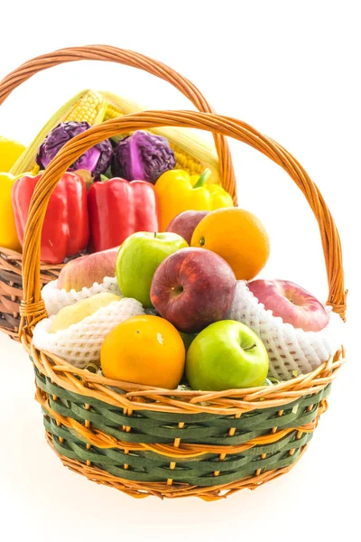Healthy Fruits basket — Stock Photo, Image