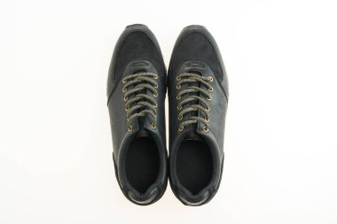 Güzel siyah deri ayakkabı