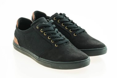 Güzel siyah deri ayakkabı