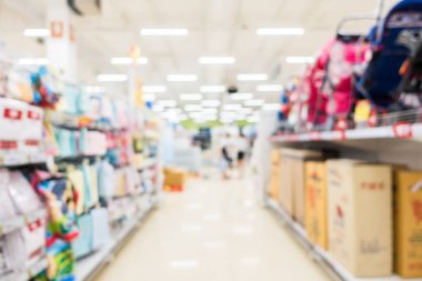 Soyut bulanıklık süpermarket ve perakende mağaza