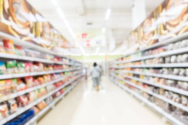 Soyut bulanıklık süpermarket ve perakende mağaza