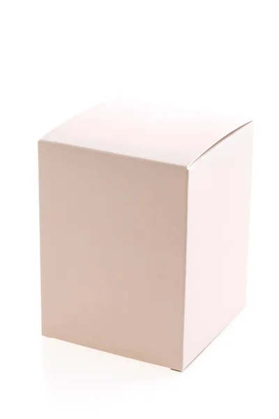 Накрась бумажную коробку — стоковое фото