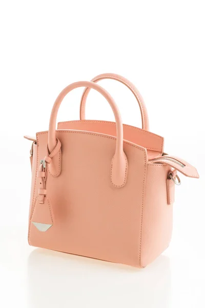 Beautiful elegance and luxury fashion pink women handbag — Stock Photo, Image