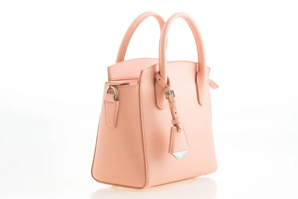 Красива елегантність і розкішна модна рожева жіноча сумка — стокове фото