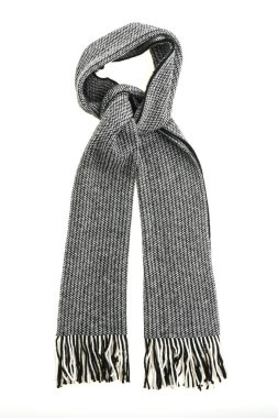 Gri eşarp giyim için