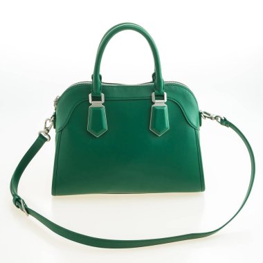 Güzel zarafet ve lüks moda yeşil çanta